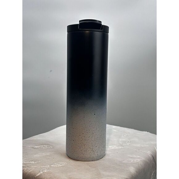 2020 Starbucks Gradient Blue White Black Speckled Stainless Steel Tumbler 20 oz. - Picture 3 of 10